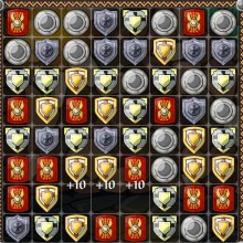 Рыцари три в ряд Рыцари три в ряд